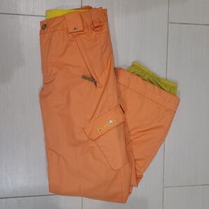 Burton Youth Teen's Snowboard Ski Pants Orange Size XL 28" x 28"